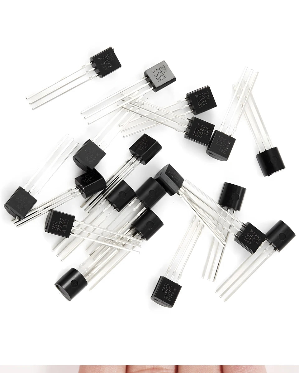 200pcs BJT Transistor Kit 10 Values A1015 BC327 BC337 C1815 S8050 S8850 2N2222 2N2907 PNP NPN Bipolar Power Transi