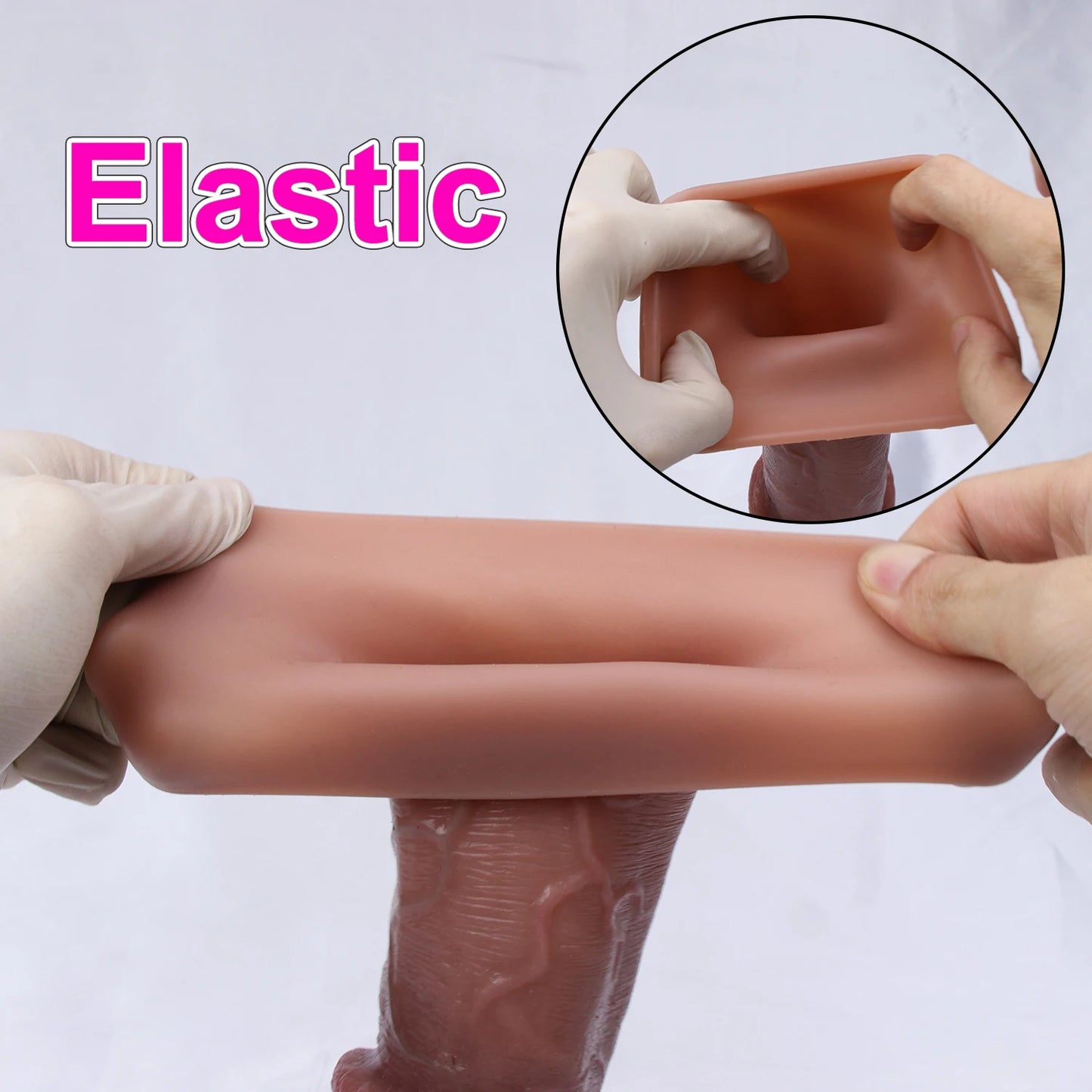 4 Styles Soft Realistic Enlarger Penis Sleeve Big Growth Real Silicone Dick Man Delayed Ejaculation Extend Cock Condom Sex Toy