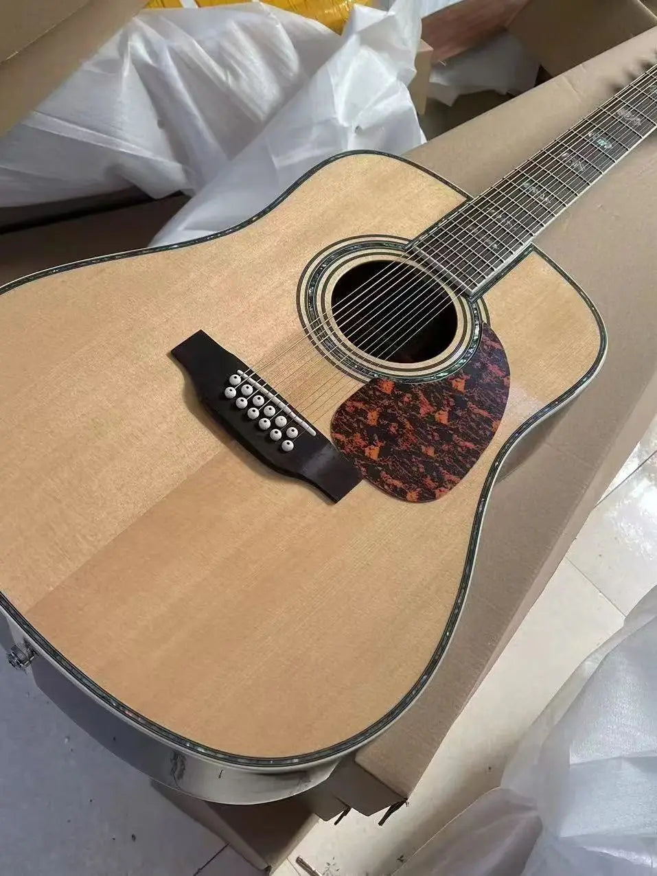 D45 Series Solid Wood Profile Acoustic Guitar, 12 Strings, 41"