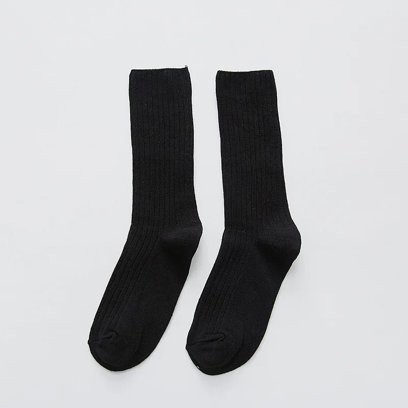 5 Pairs Cute Expression Print Socks, Comfy & Funny All-match Mid Tube Socks, Women's Stockings & Hosiery