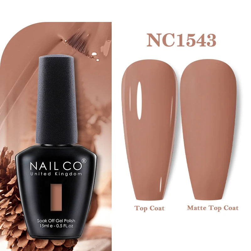 NAILCO Gel Nail Polish 15ml Nail Art Vernis Semi Permanent Soak off UV Gel Polish Gel Manicure Nail Varnish Nail Color Ongles
