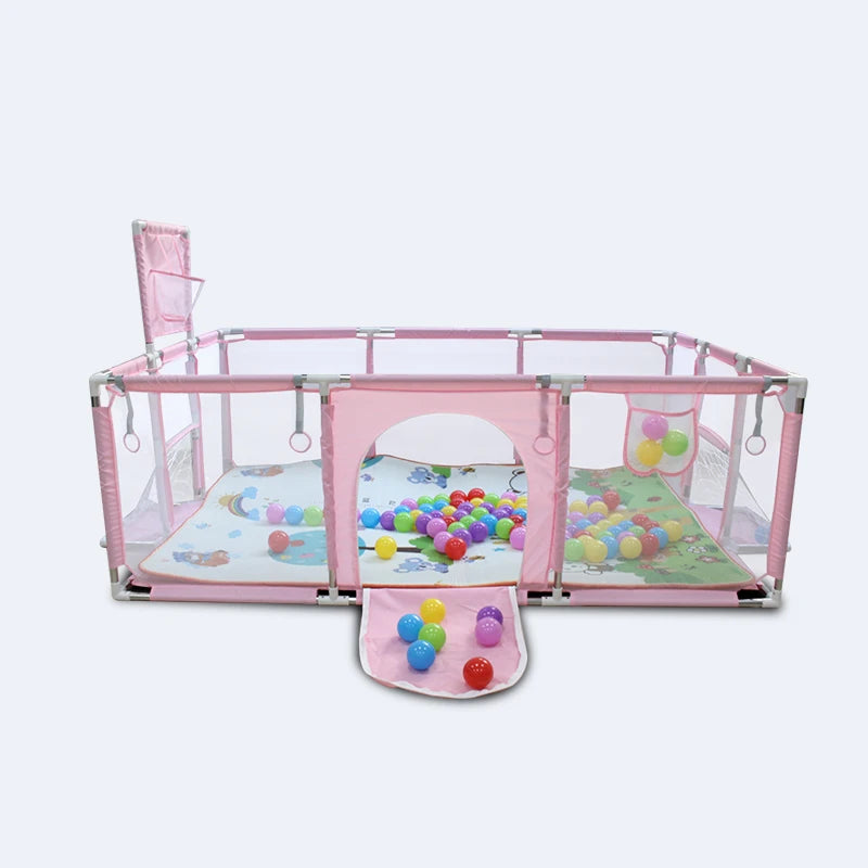 Baby Playpen for Children Large Size Baby Playground Infant Safety Barriers Dry Balls Pool Newborn Stocking Activity Game Park
