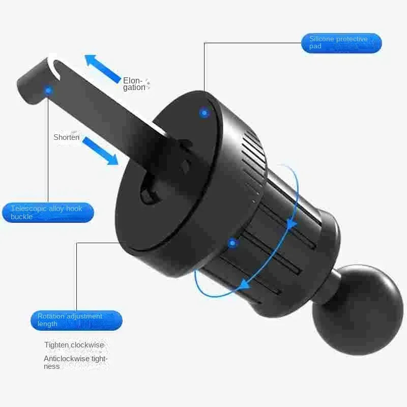 RandGrey Car Phone Holder for Universal Mobile Phone Holder Stand Car Phone Stand for Car Air Outlet Mount Car Cell Phone Suppor