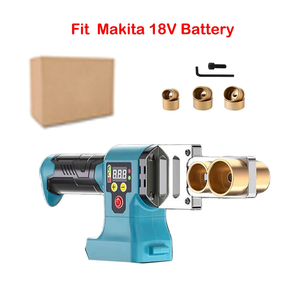Electric Pipe Welding Machine Cordless Fuser PPR PE Soldering Iron Plastic Tube PP Heating Hot Melt Fit Makita/Dewalt No Battery