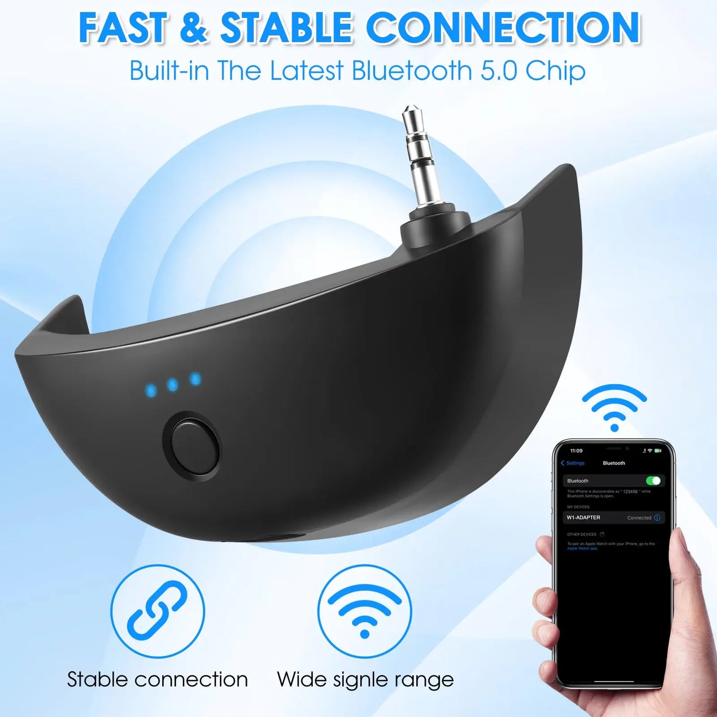 W1 Wire-controlled Headphone Bluetooth Adapter For Walker Series Converter To Wireless Earmuffs Converter