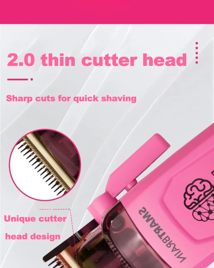 MRD Smart Brain HC-90-4 Hair Clipper Men's Professional Full Metal Lift Height Torque Digital Brushless Motor Cordless Trimmer