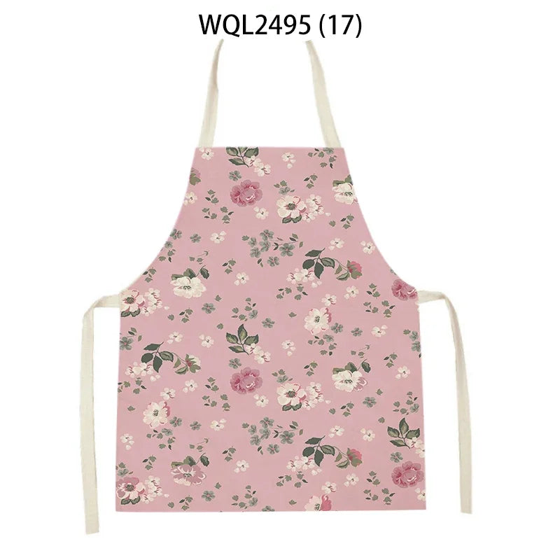 Plant Apron Kids Apron Kitchen Household Item Aprons Adult Hair Pinafore Custom Logo Kitchen Supplie Tablier Aprons 55-68cm