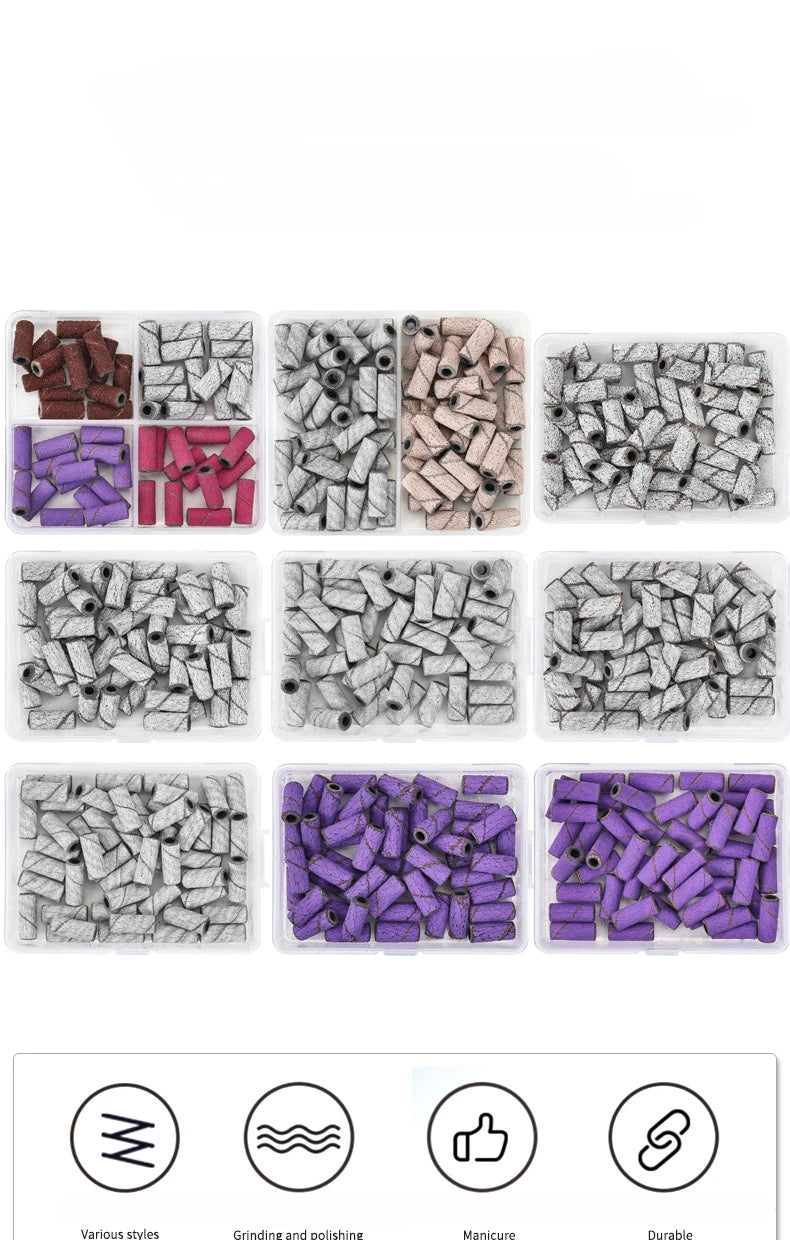 Mini Sand Ring Bearing Nail Polish Nail Polish Remover Manicure Grinding Tool To Remove Dead Skin Shaft Nails Nail Charms