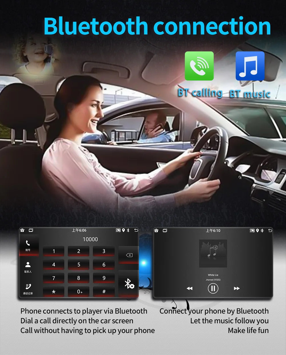 2Din Car Radio Android for Volkswagen Golf 5 6 Polo Passat B6 B7 CC Skoda Jetta Universal Multimedia Carplay Wifi GPS Navigation