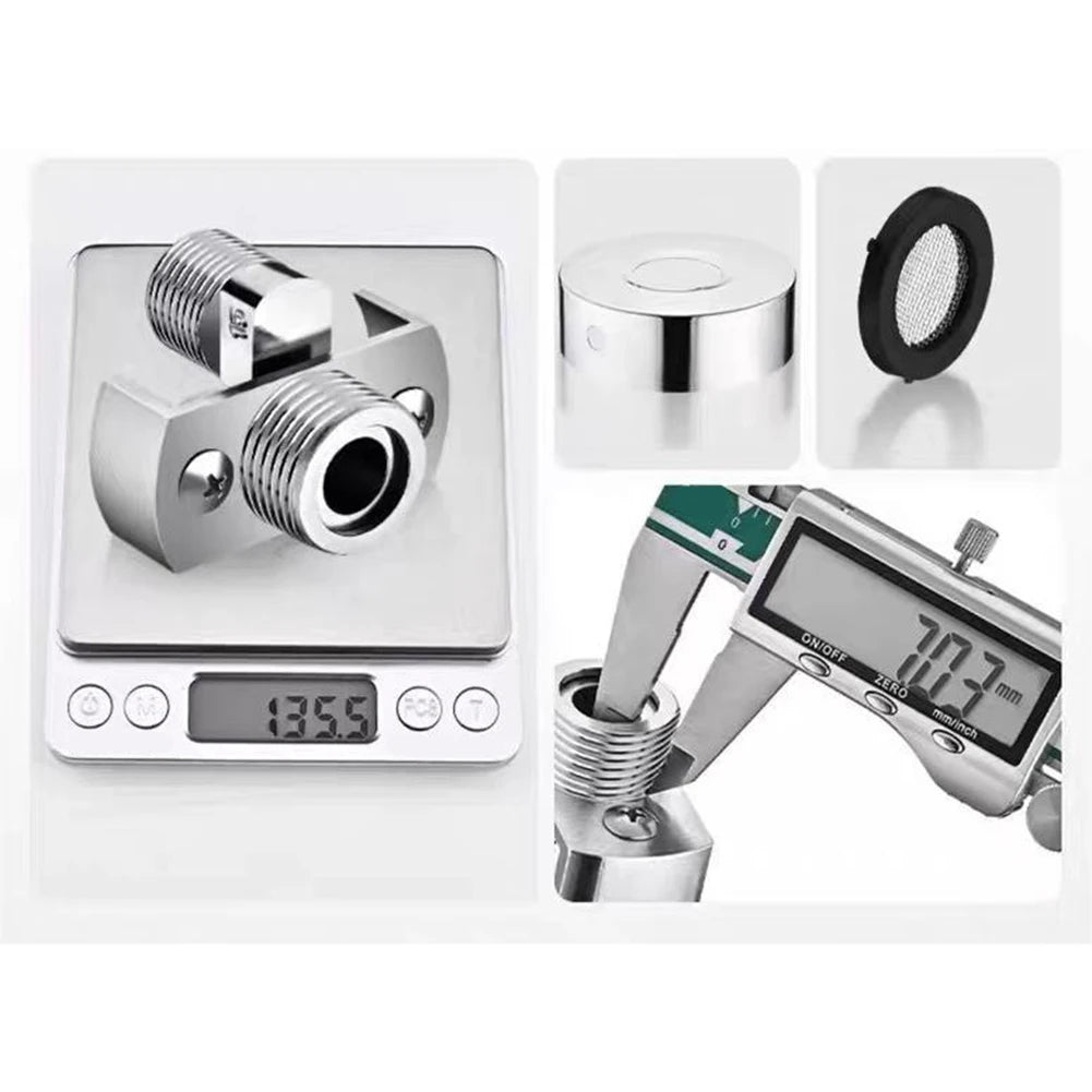 40Degree Adjustable Faucet Angled Curved Foot Eccentric Screw Corner Tap Adapter Shower Conversion Foot Corrector Accessories