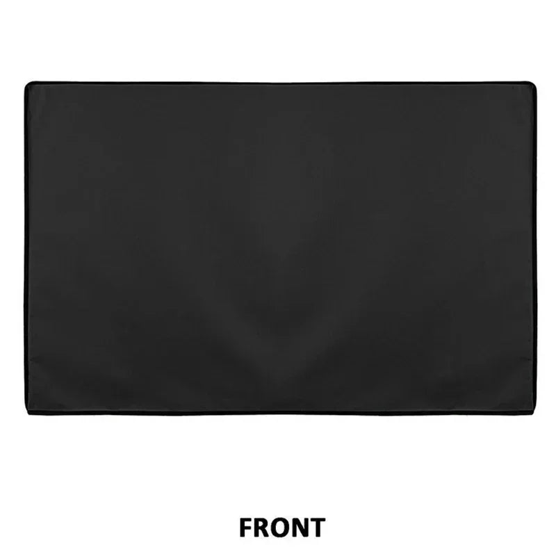 Outdoor TV Screen Dust Cover Black LCD Television Set Water Dust Resistant Protect Bag 24" 38" 42" 48" 52" 65inch