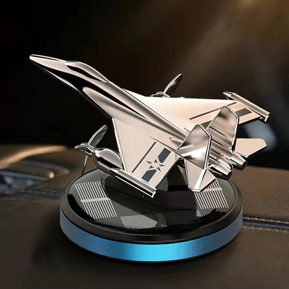 Car Perfume Aromatherapy Car Solar Power Car Air Freshener Airplane Rotating Aromatherapy Oil Diffuser Lasting Fragrance