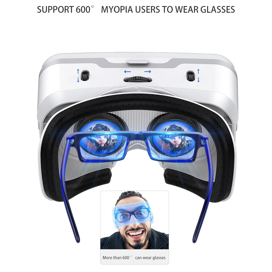 VR Shinecon 10.0 Helmet 3D Glasses Virtual Reality Casque For Smartphone Smart Phone Goggles Headset Viar Video Game Binoculars