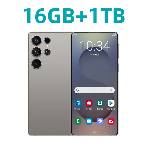 HOT 2025 new S25 Ultra original intelligent 5G dual card dual standby Android 14 system global version phones 8000mAh battery