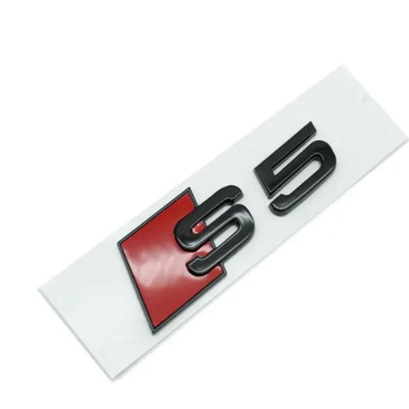 Car Rear Trunk Emblem Logo Badge Sticker for audi S3 S4 S5 S6 S7 S8 Letter Number Emblem Sport S-Klasse Umbau