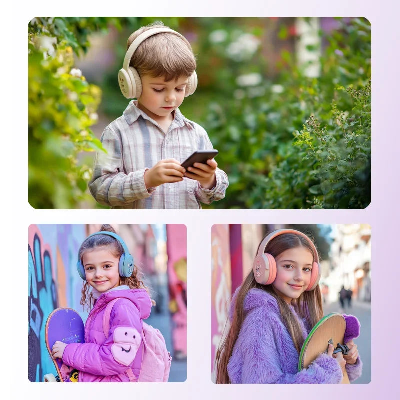 Disney P2961 Stitch Wireless Bluetooth Headphones Over Ear HiFi Stereo Headset Gamer Music Sports Earphones TF/AUX with HD Mic