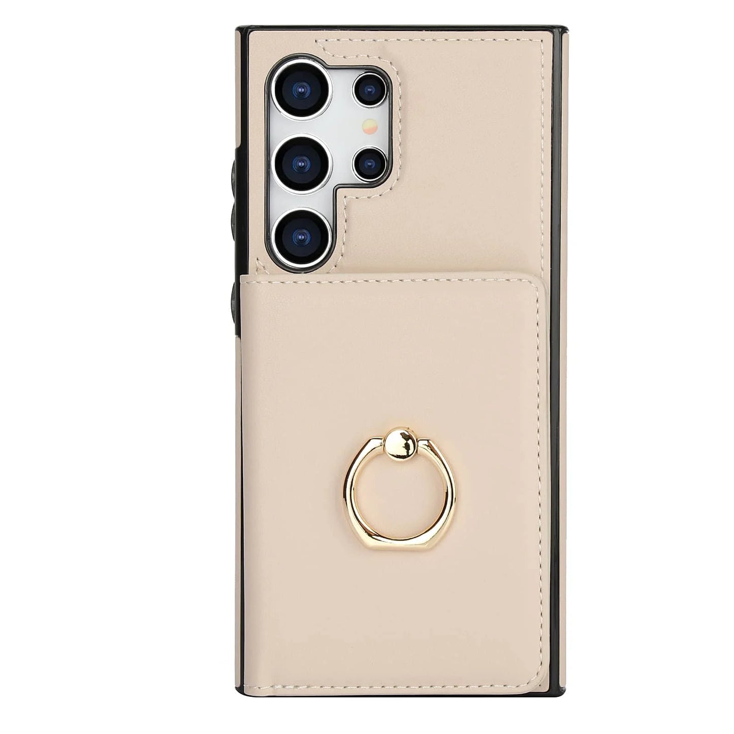 Wallet Case with Card Holder, 360° Rotation Ring Kickstand Magnetic Clasp for Samsung Galaxy S25 S24/S23/S22/S21 Ultra/Note 20