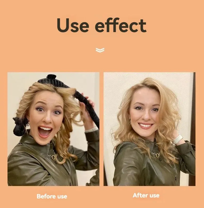 DIY Heatless Curling Stick Headband Set With Hairpin Lazy Curler Foam Sponge Curling Stick No Heat Hair Curler 21,163 Reviews 4