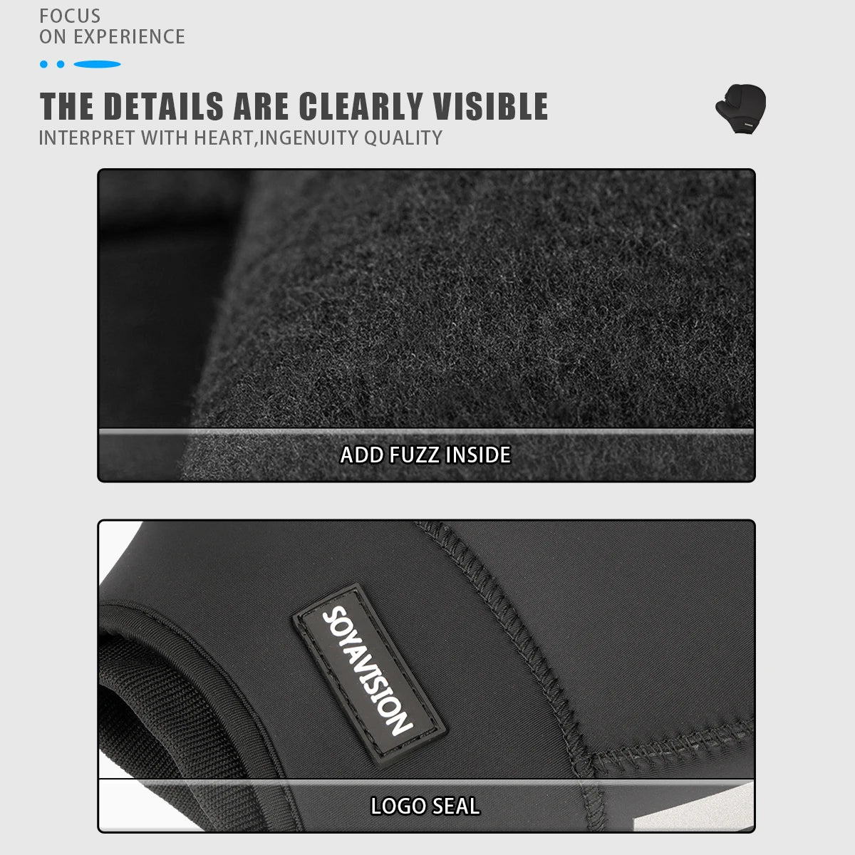 Thick Motorcycle Handlebar Muffs Protective Motorcycle Scooter ATV UTV Winter Warmer Gloves Grip Handle Bar Muff Rainproof Warm