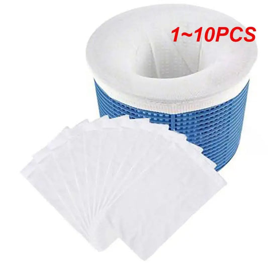 1~10PCS Pool Skimmer Socks Filter Swimming Pool Cleaning Tools Accessories Mesh Dust-proof Anti-fouling Swimming Pool Garbage