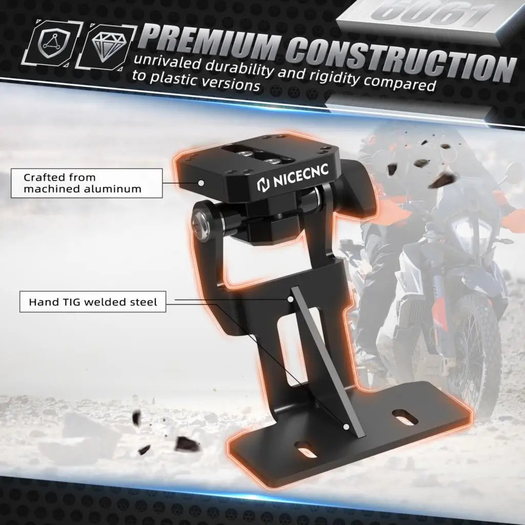 For KTM 2023-2024 890 Adventure Rally R S Motorcycle Rotatable Adjustable GPS Phone Mount Bracket Adventure 890 R S AMPS Mount