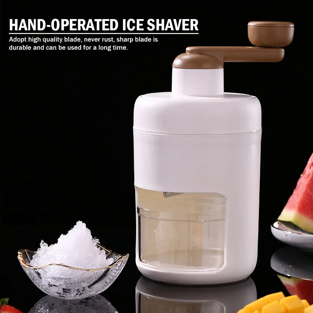 Diy Household Hand-Operated Shaved Ice Milk Shake Making Smoothie Machine Kitchen Hand Ice Breaker Mein Mein Ice Shaved Ice