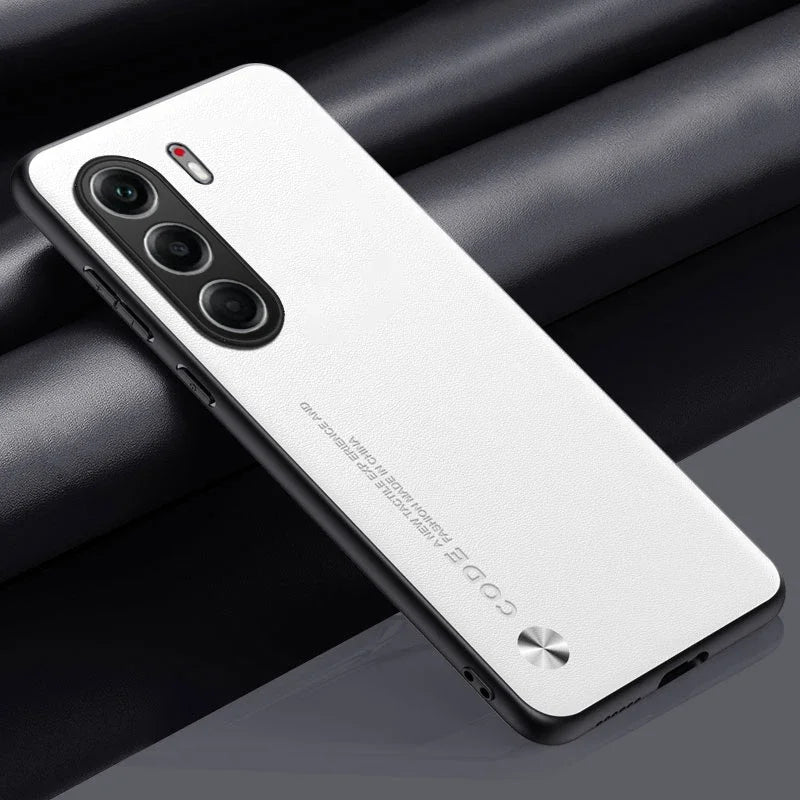 Luxury Ultrathin PU Leather Phone Case For Tecno Camon 40 Pro Plain Skin Shockproof Soft Back Cover For Tecno Camon 40 Premier
