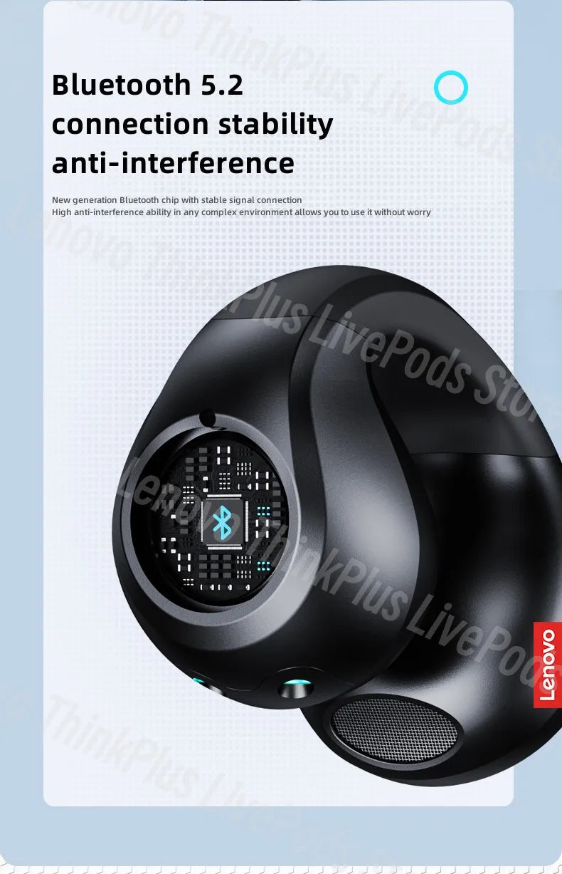 New Lenovo XT83II TWS Wireless Headphones Bluetooth Earphones Earclip Design Touch Control HD Earbuds Sports Headset Original