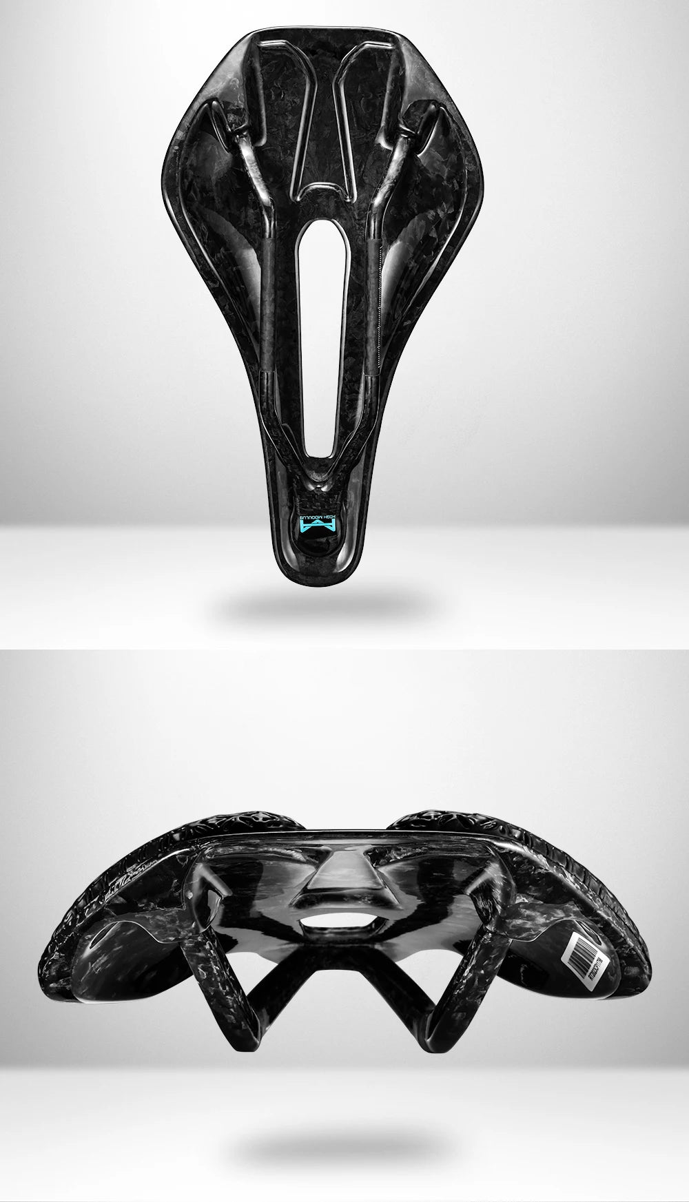 RYET 3D Printed Bicycle Saddle Ultralight Carbon Saddle 135/143mm 105g Bike Saddle for MTB Gravel Road Bike Seat Cycling Parts