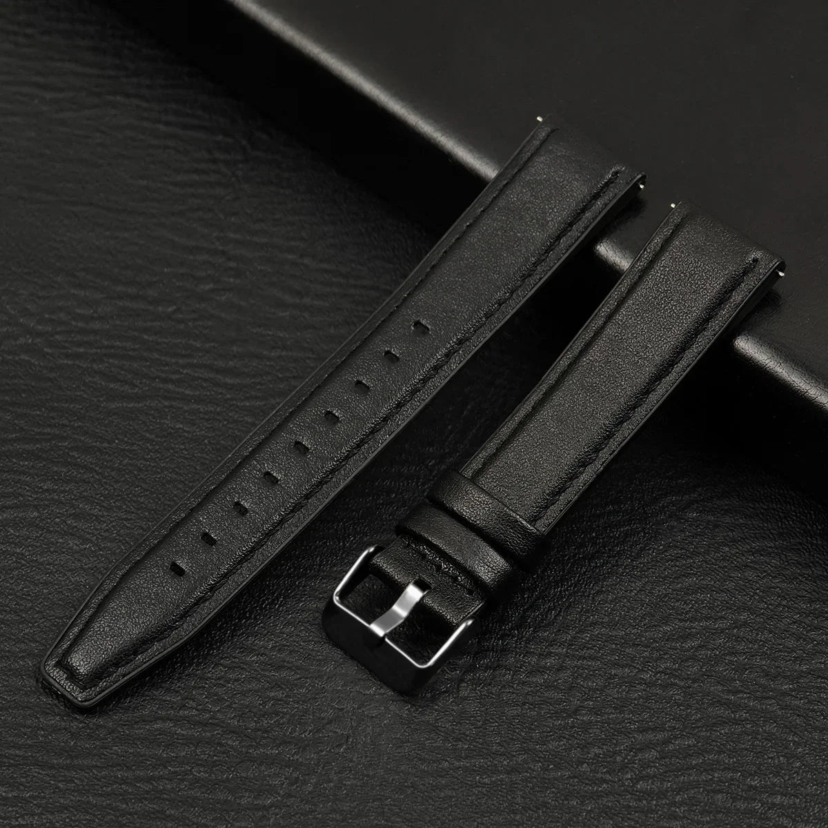 22mm 20mm Leather Strap For HUAWEI WATCH GT 4 46mm 4Pro GT3/2 Pro 42mm Soft Band For Samsung Galaxy Watch 7/6/5/4 40mm Wristband