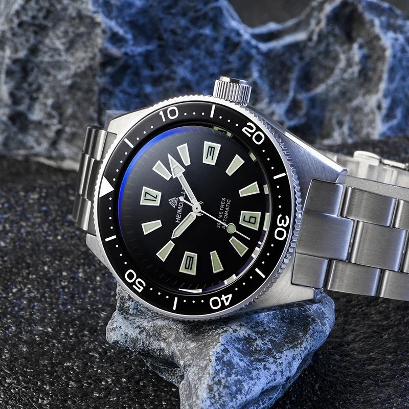 Heimdallr H14 Men Watch Ceramic Bezel NH35A Automatic Movement Sapphire Glass C3 Luminous 20Bar Waterproof Original Mens Watch