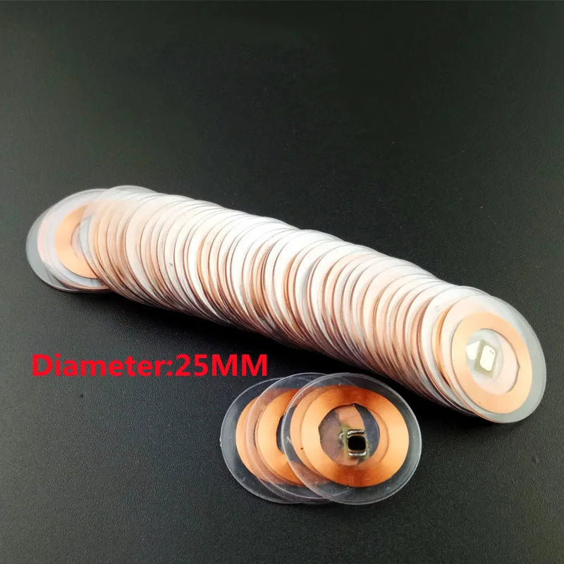 GEN2 CUID Android App MCT Modify Block 0 Changeable UID Rewritable 25mm Copper Coil Transparent Coin Card NFC 13.56MHZ 1K S50