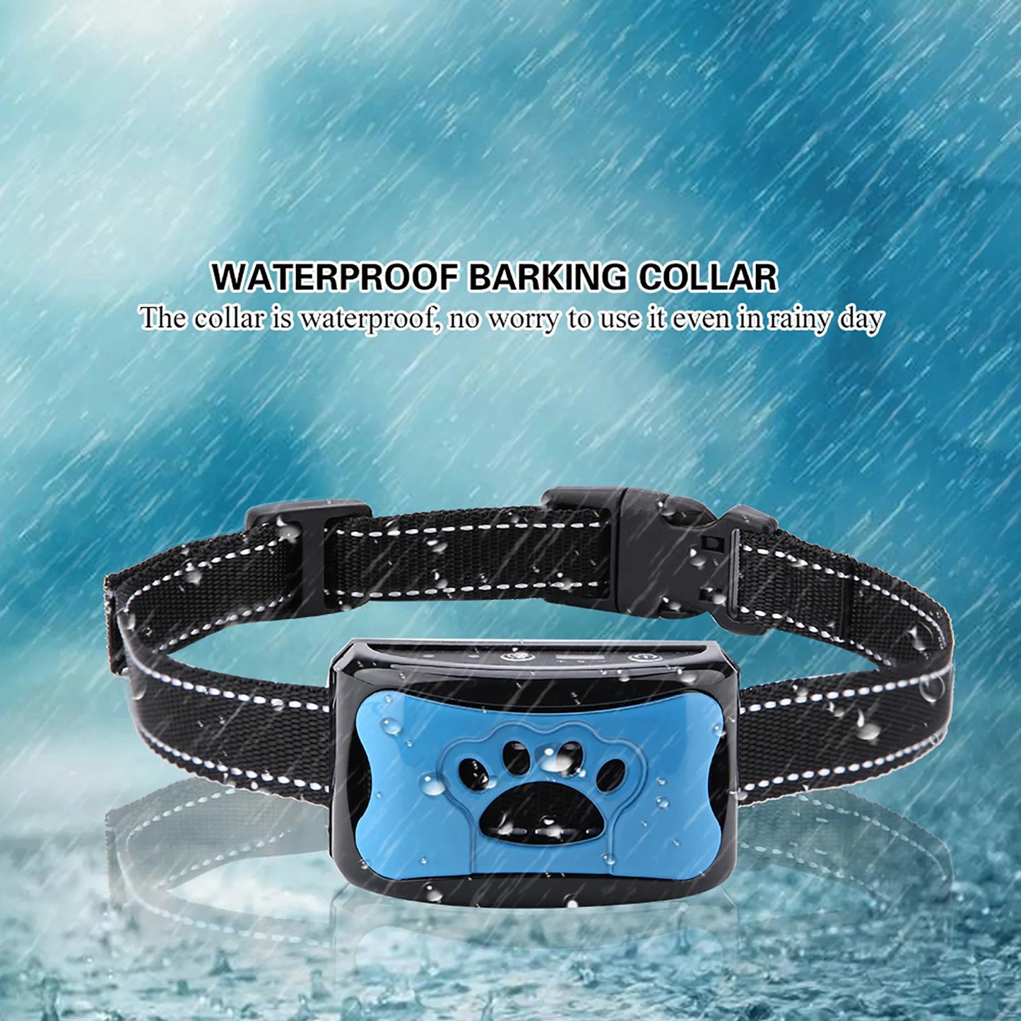 Dog Pet Anti Barking Device USB Electric Ultrasonic Dogs Training Collar Dog Stop Barking Vibration Anti Bark Collar Dropship
