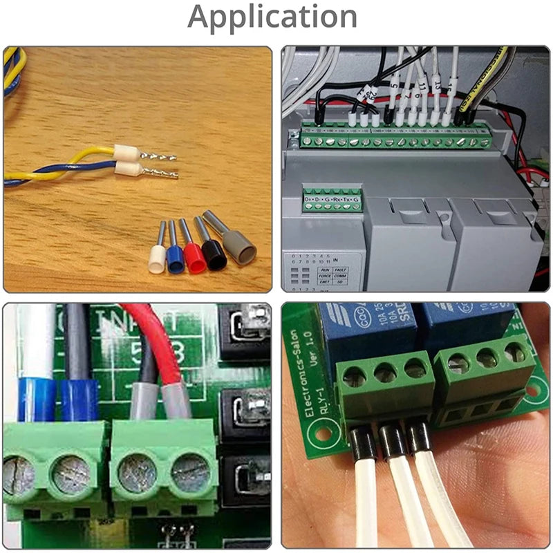 Manual Crimping Pliers HSC8 6-4A/HSC8 6-6A Tube Terminal Crimping Tool With Terminal Tip Set for Home Improvement and Electrica