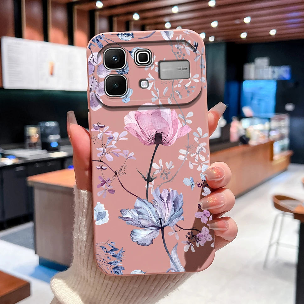 Phone Case For Infinix Note 60 Pro Edge 4G 5G Liquid Silicone High Quality Shockproof Cute Animals Cover