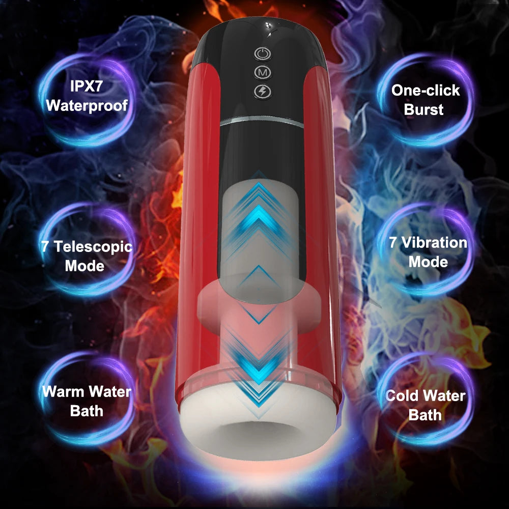 Automatic Male Masturbator Sex Toys for Men Adult Toy Male Thrusting Rotating Masturbation Tools Sex Machine Electric Penis Pump