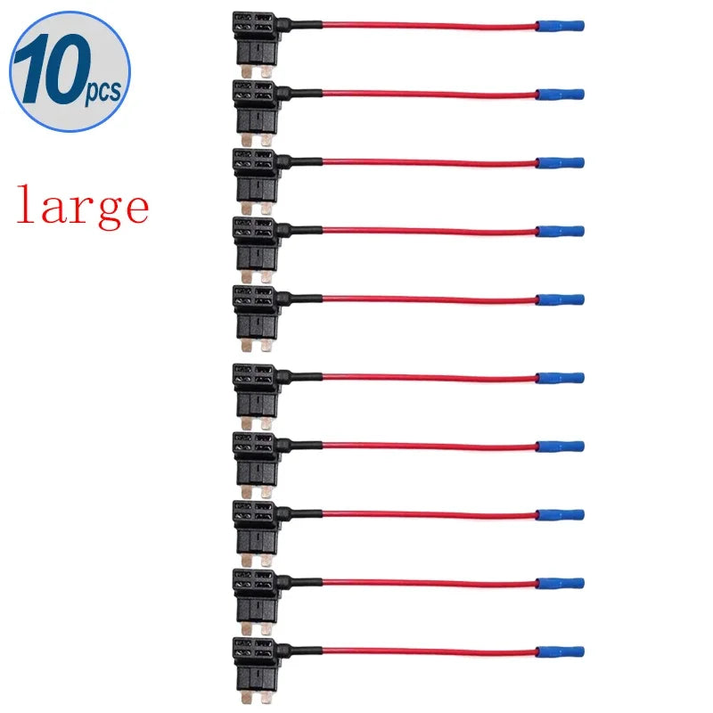 12V 24V Car Fuse Blades Holder Circuit Adapter Protector Splitter ATM APM Tap Micro Connector Truck Automobile Accessories