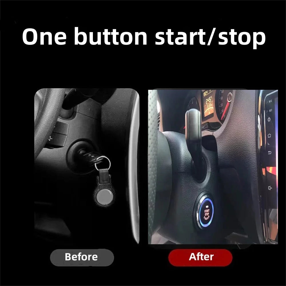 Car Keyless Start System One-touch Start/stop Cell Phone APP Bluetooth Control Keyless Entry Sensor Window Closing Output