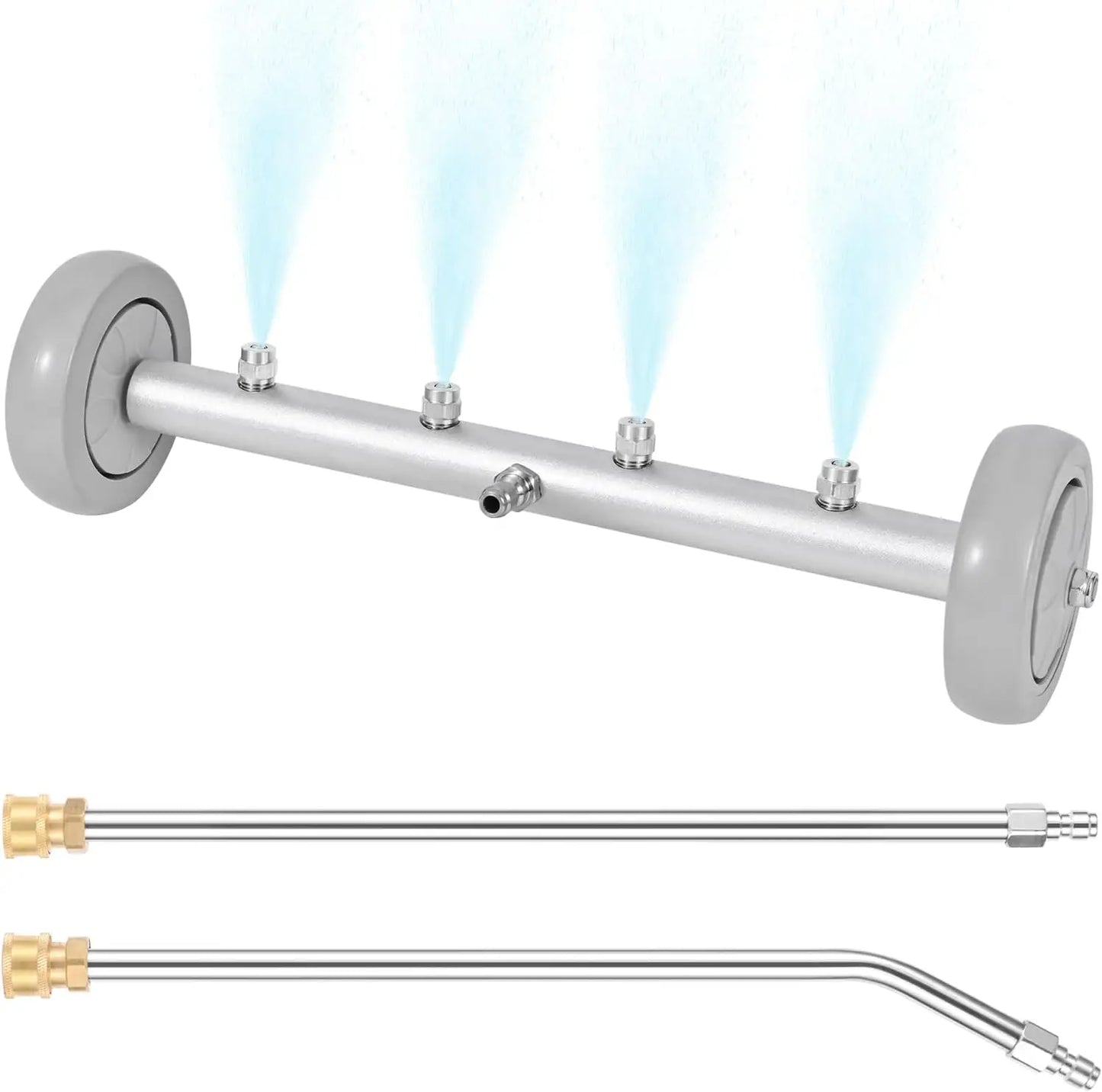 Pressure Washer Undercarriage Cleaner, Under Car Washer, Undercarriage Sprayer, Universal 1/4" Connector, 4000 PSI
