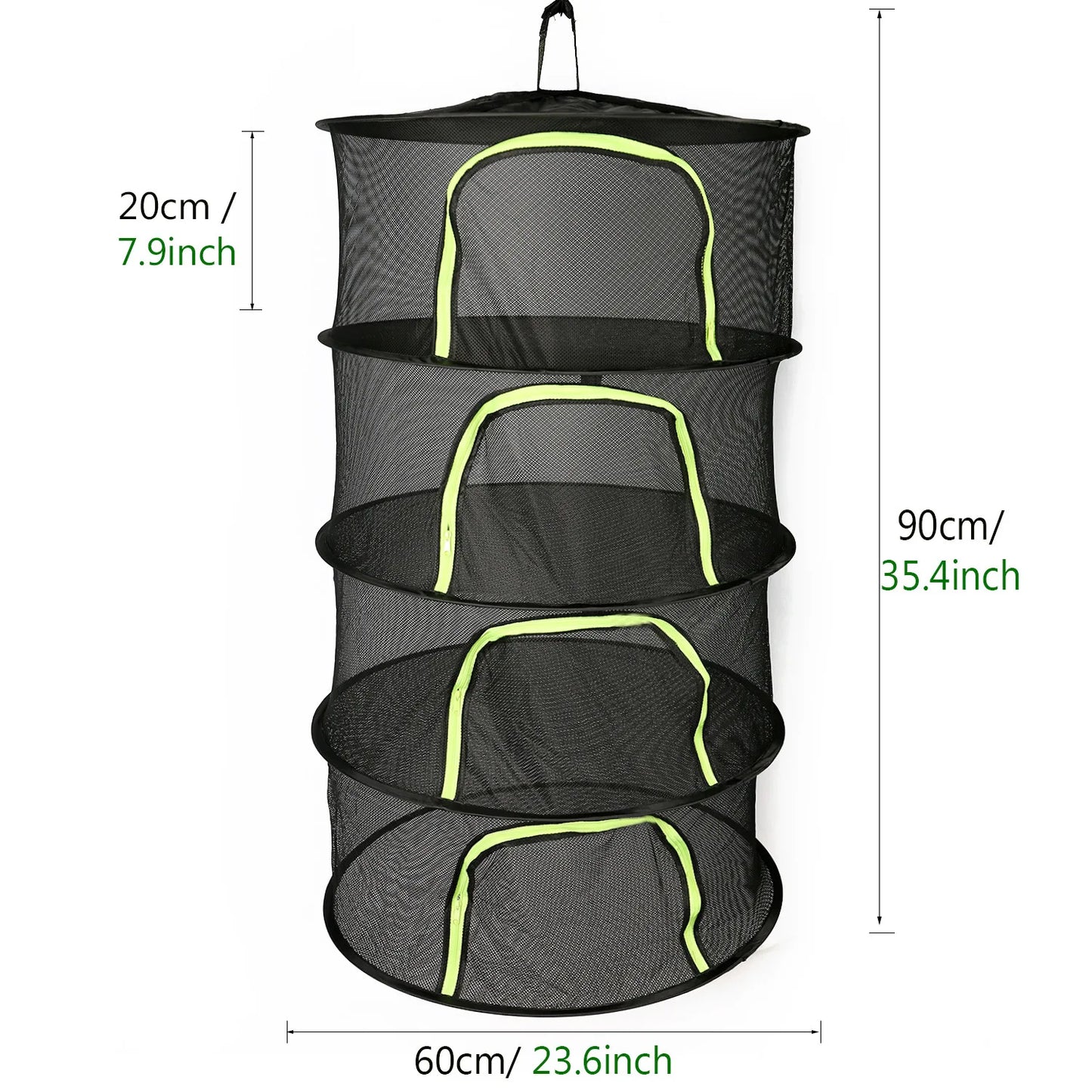 Folding Dry Rack Herb Vegetable Dryer 2-8Layers Drying Net for Fish Herbs Hanging Basket with Mesh Flowers Buds Plants Organizer