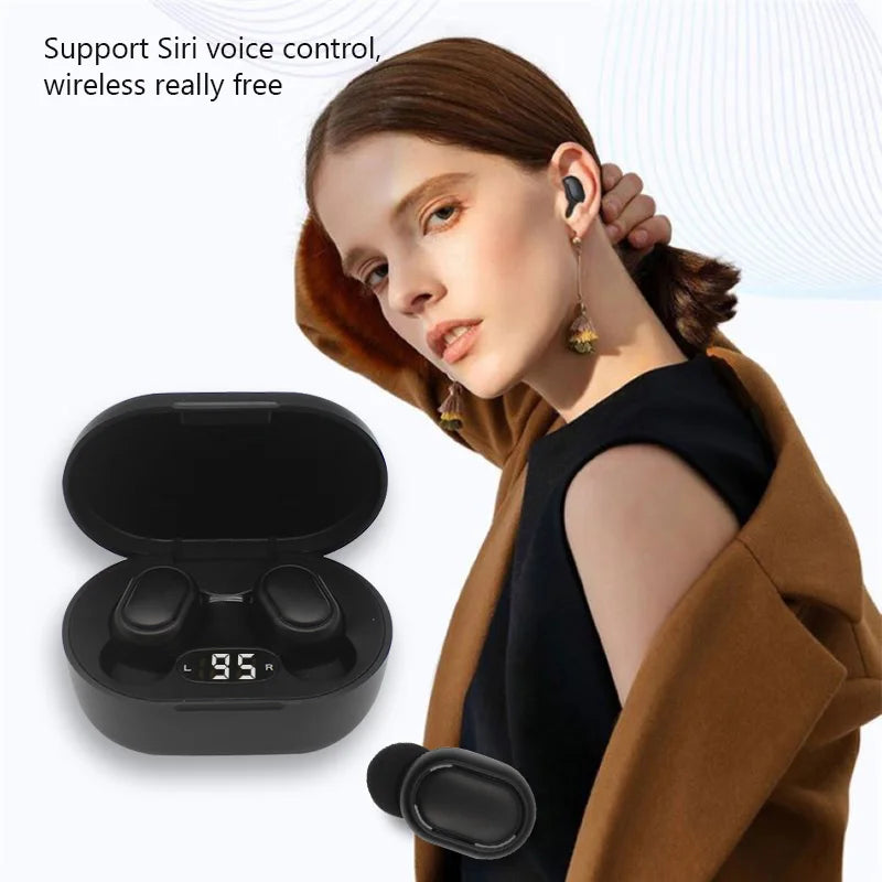 Original E7S TWS Wireless Headphones with Mic LED Display Earbuds Wireless Bluetooth Headset Air E7S Fone Bluetooth Earphones