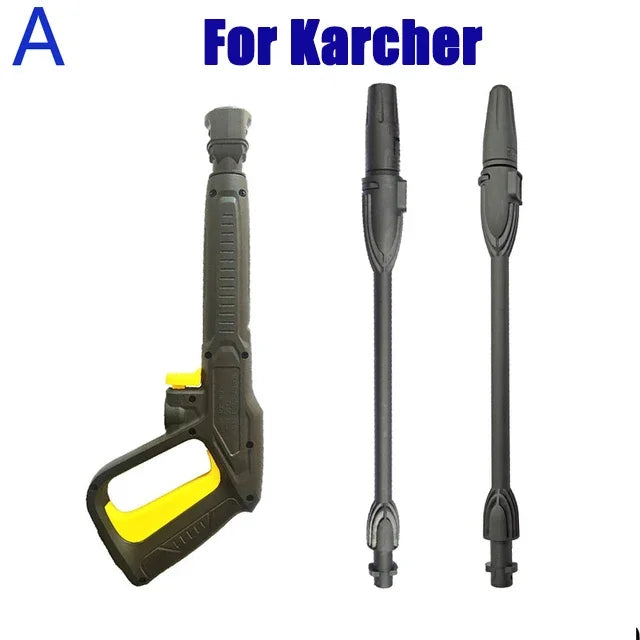 Pressure Washer Hose Gun Kit For Karcher K Series Car Wash Cleaning Water Spray Lance Replacement Gun Pistol Wand Nozzle Adapter