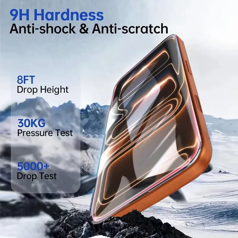 3Pcs Full Cover Tempered Glass Screen Protectors Suitable For IPhone 17 16Pro Max 15 14Plus 12 13Pro Mini 11Pro XR XS Glass