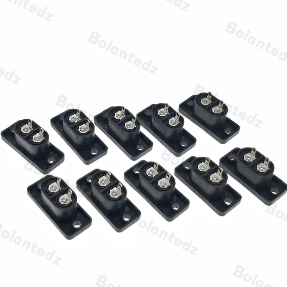 5/10pcs C8 Male Power Socket C7 Female Plug Power Outlet Embedded Electric Connector Connector 35mm*15mm AC 2.5A 5A 250v