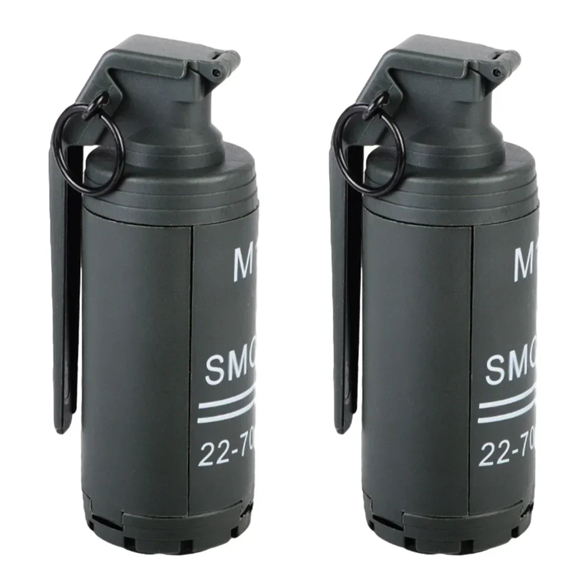 3pcs Tactical Smoke Grenade Grenade Model for CQB Airsoft Paintball Game M67 Burst Mine Water Grenade Bouncing Smoke Grenade