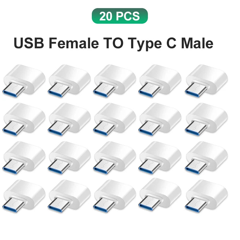 Type C to USB Adapter 3.0 USB-C 3.1 Male OTG A Female Data Connector For MacBook Pro iPad Mini 6/Pro MacBook Air Type C Devices