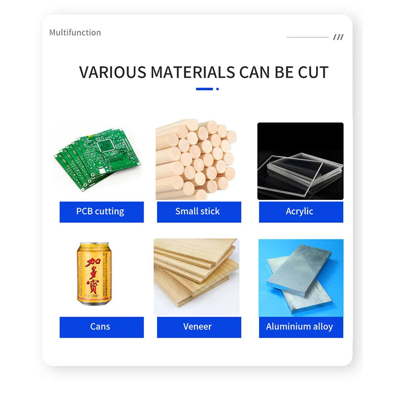 Multifunctional Mini Table Saw Spindle Motor DC 12V-24V Liftable Saw Blade Bench Saw DIY Circular Saw Bench Lathe Cutter Machine