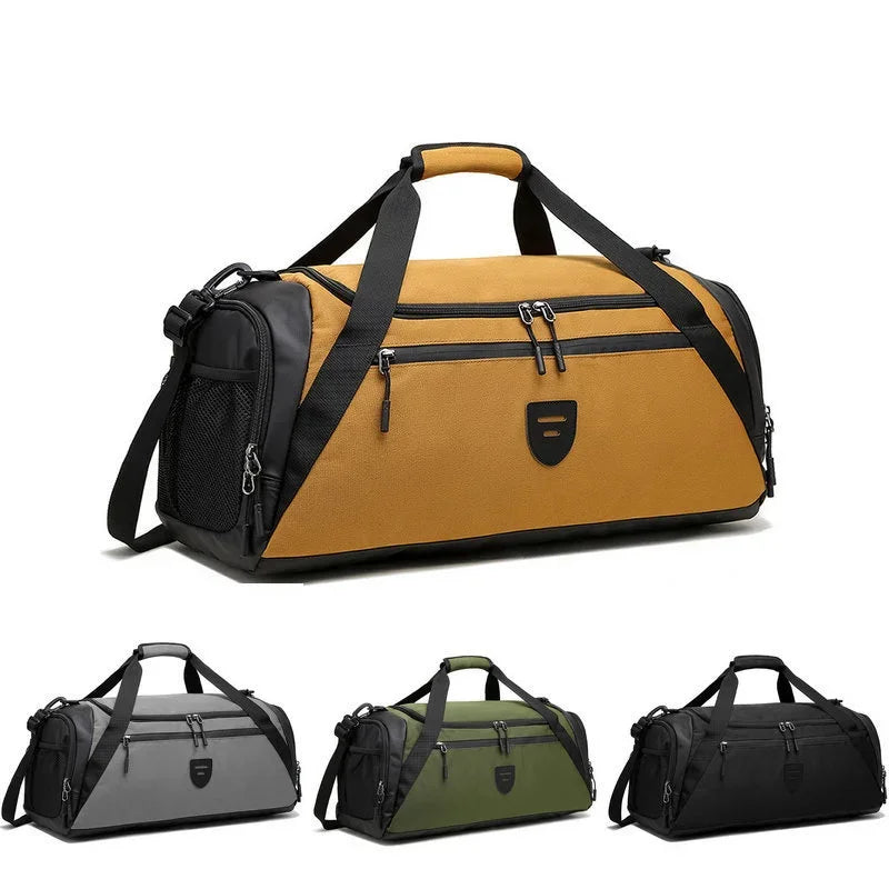 40L Sport Fitness Bag Dry Wet Separation Gym Bags for Men Women Outdoor Hiking Camping Travelling Yoga Fitness Bags