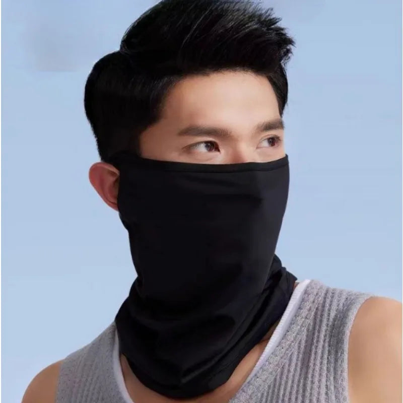 Fashion sun mask Ice silk riding head Magic Bandana Bike motorcycle biker neck neck Summer men and women