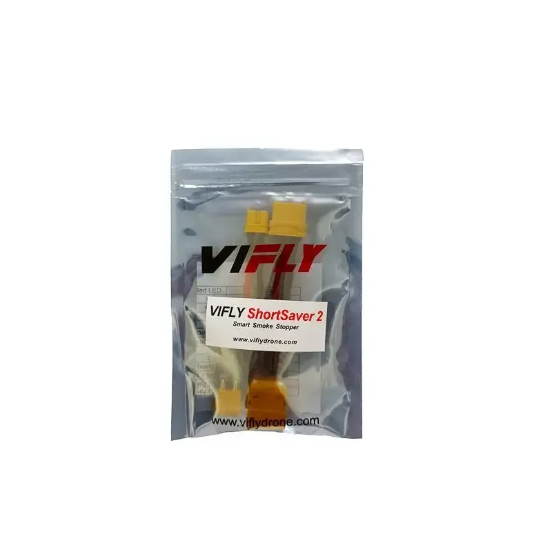 VIFLY ShortSaver 2 Smart Smoke Stopper Power Button Switch Electronic Fuse To Prevent Short-Circuit Over-Current 2-6S XT30 TX60